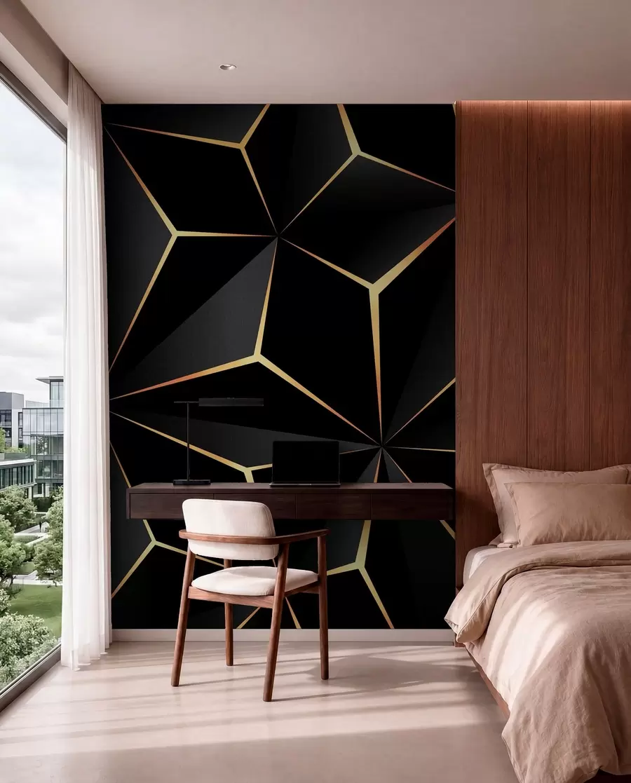 wall murals Black triangle u72104d1