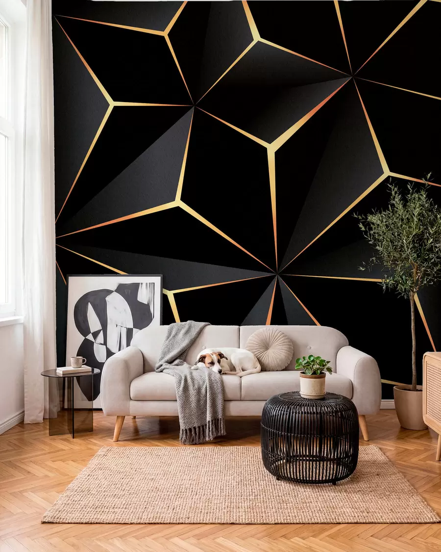 wall murals Black triangle u72104d1