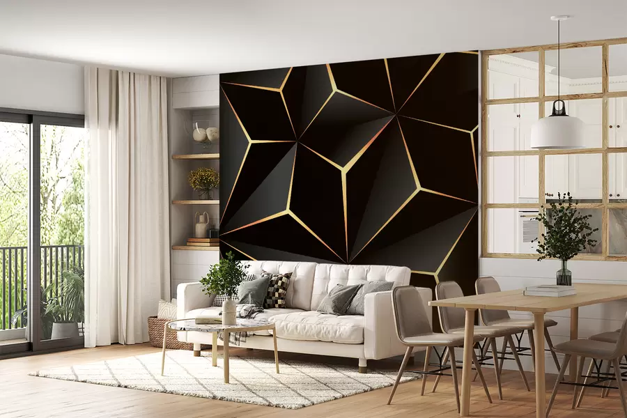 wall murals Black triangle u72104d1