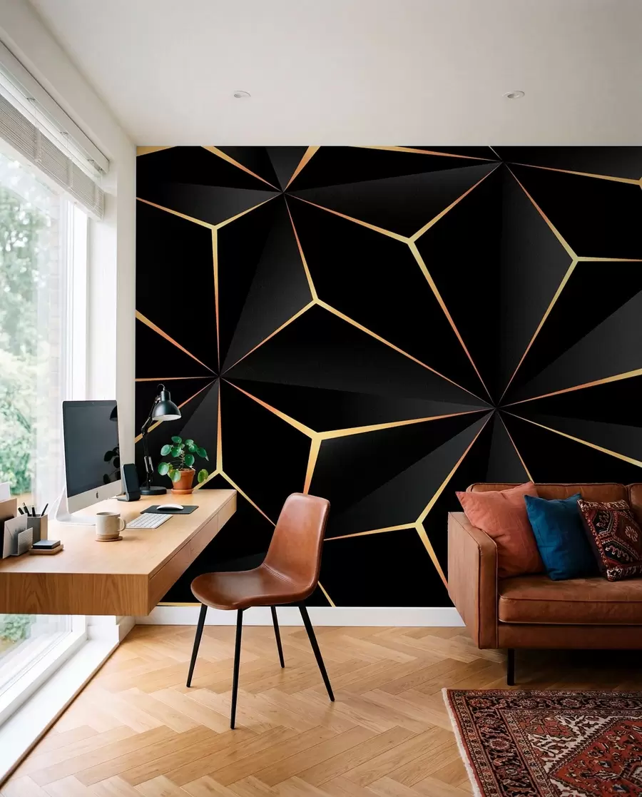wall murals Black triangle u72104d2