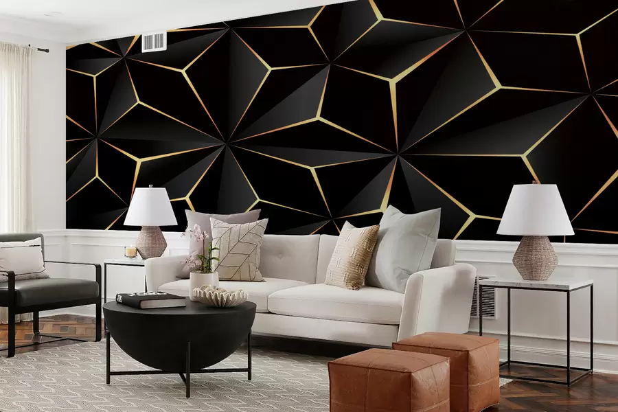 wall murals Black triangle u72104d2