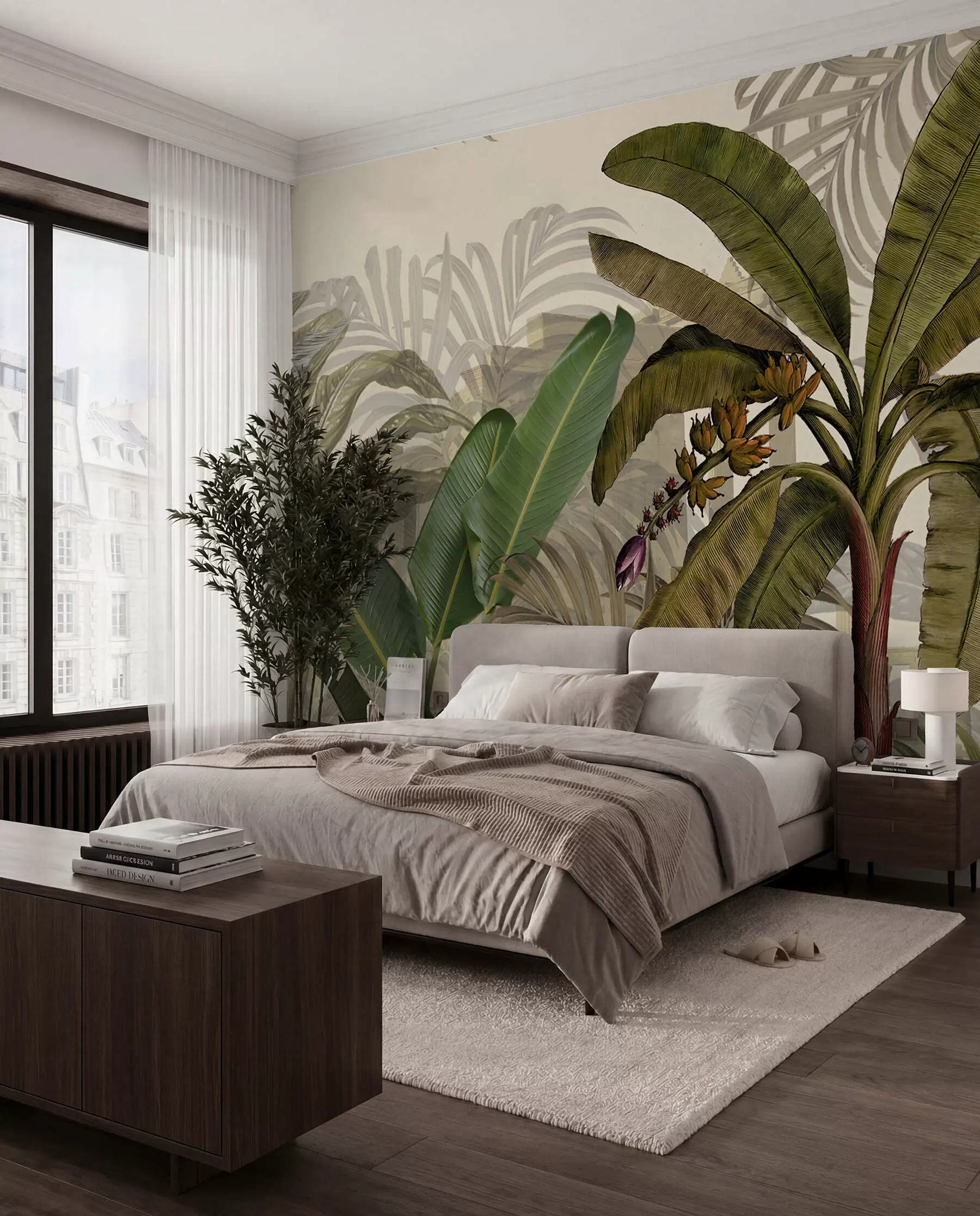 wall murals Tropical jungle and leaves u74748d1
