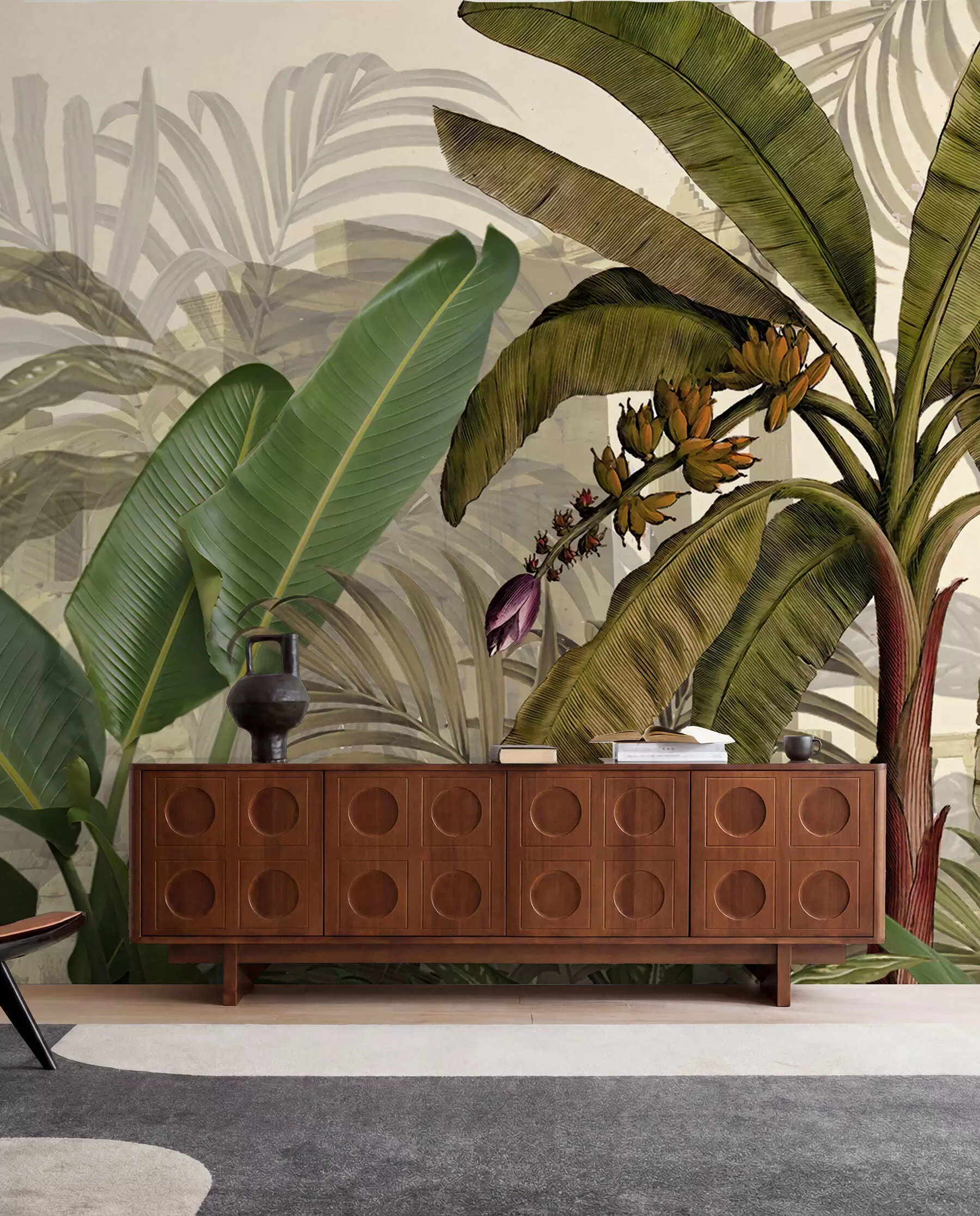wall murals Tropical jungle and leaves u74748d1