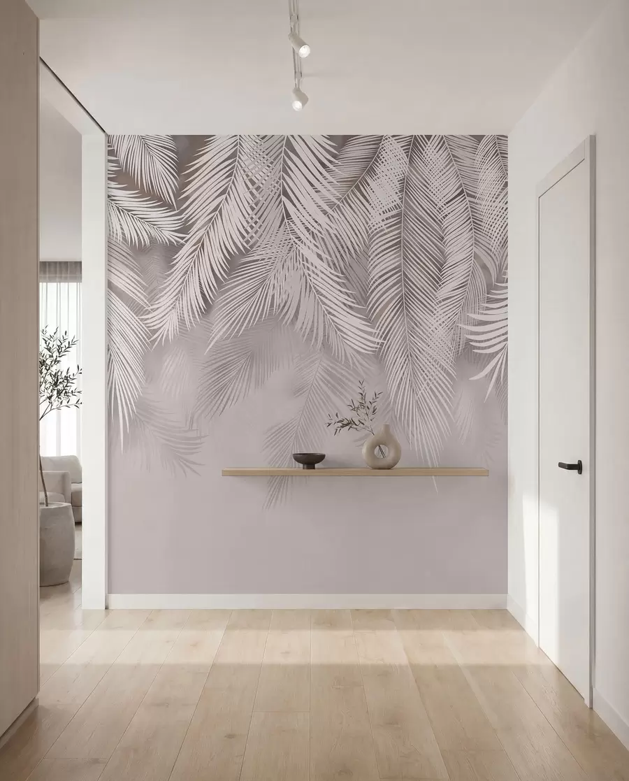 wall murals Delicate drooping leaves u48556v5d1