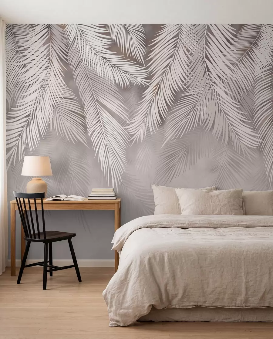 wall murals Delicate drooping leaves u48556v5d2