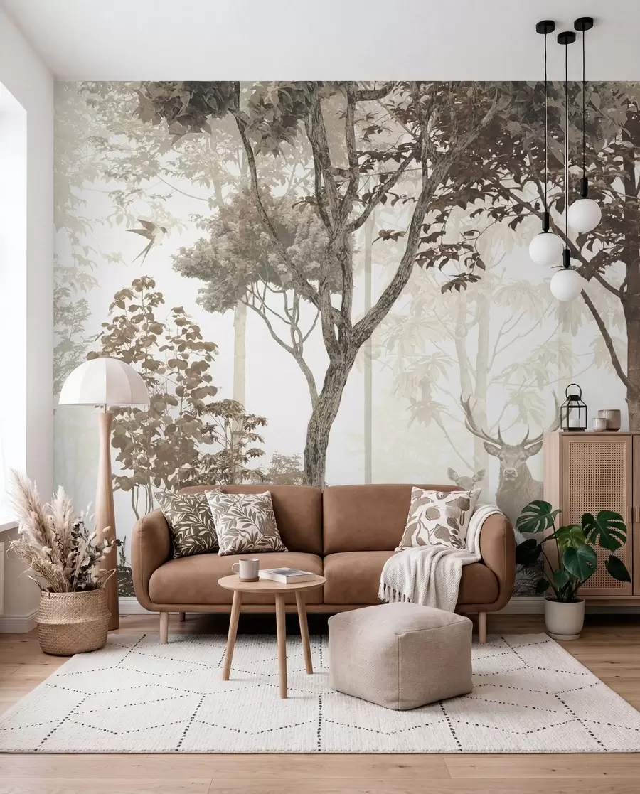 wall murals Magical forest u72134d1