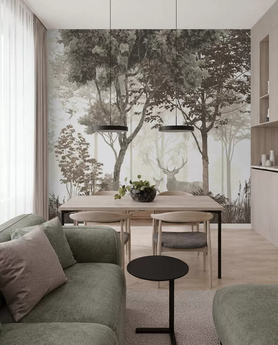 wall murals Magical forest u72134d1