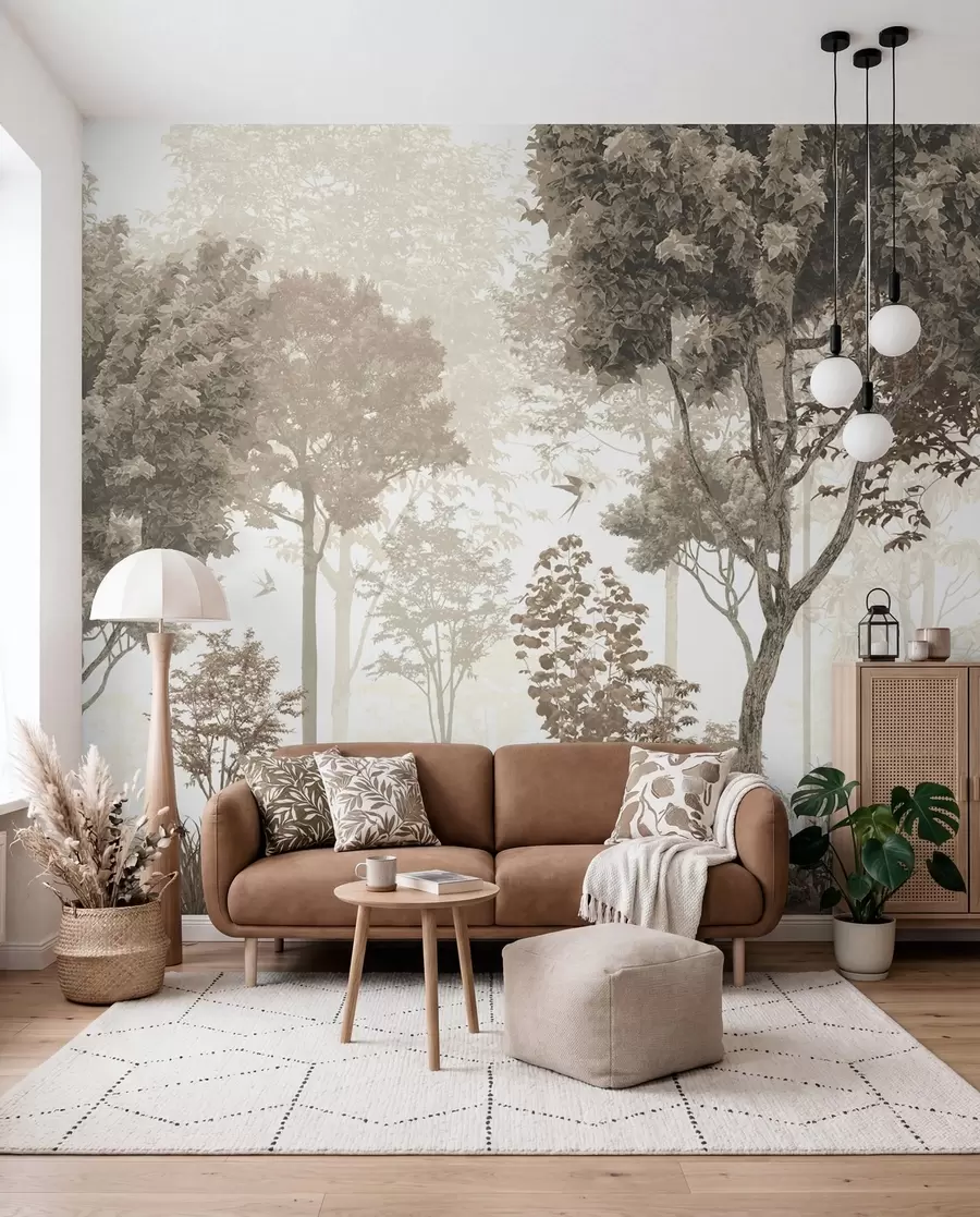 wall murals Magical forest u72134d3