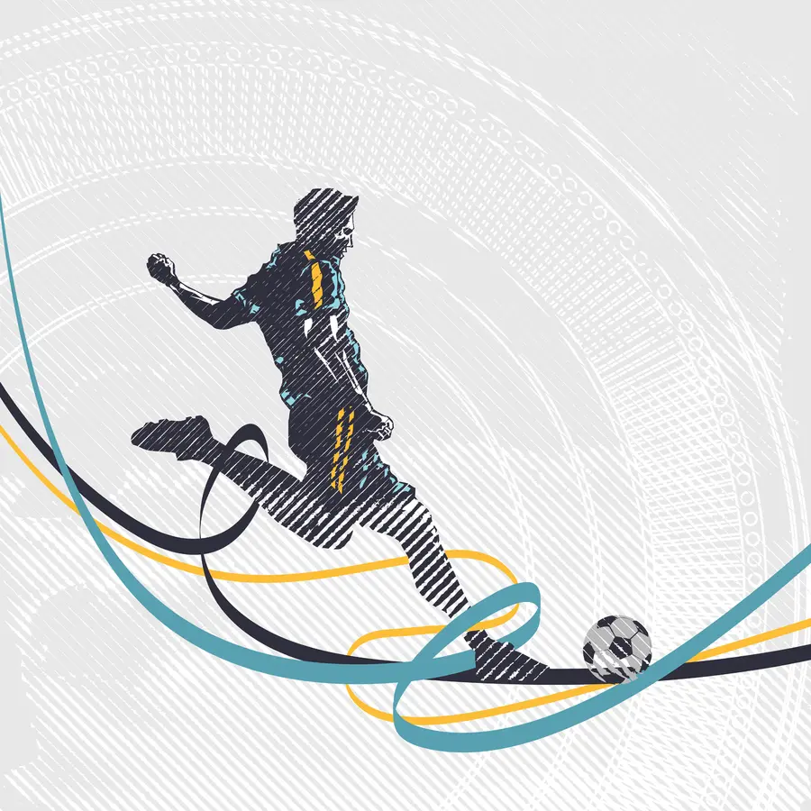 wall murals Rugby athlete poster u99448