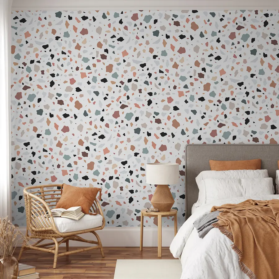 wall murals Terrazzo mosaic u99671